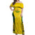 Australia Cricket Off Shoulder Maxi Dress World Cup Go Champions 2023 Indigenous - Wonder Print Shop