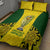 Australia Cricket Quilt Bed Set World Cup Go Champions 2023 Indigenous - Wonder Print Shop