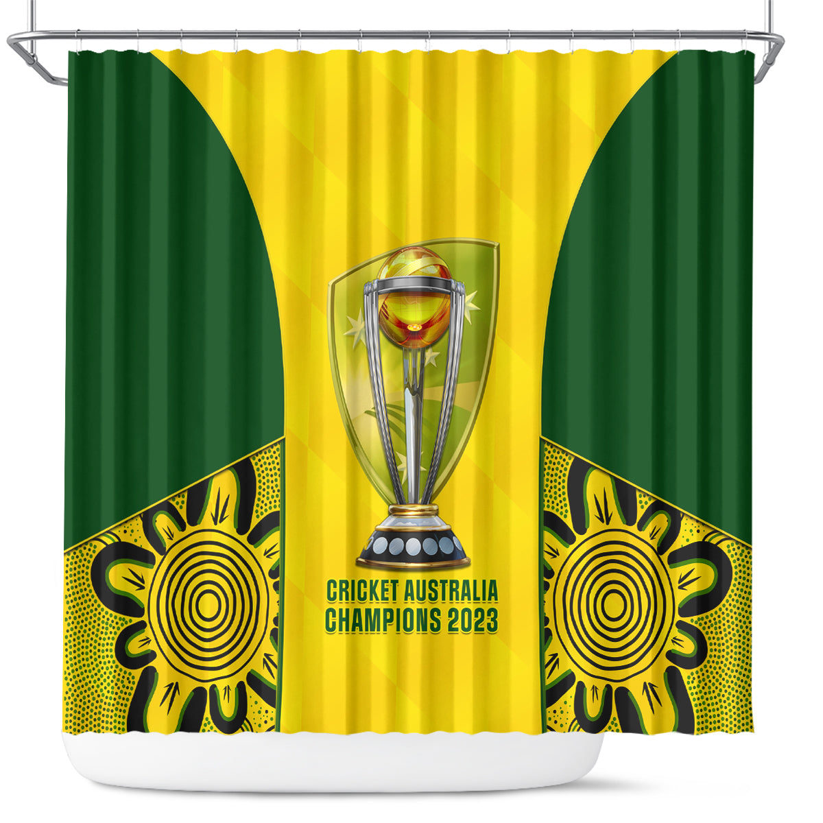 australia-cricket-shower-curtain-world-cup-go-champions-2023-indigenous