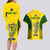 Custom Australia Cricket Couples Matching Long Sleeve Bodycon Dress and Hawaiian Shirt World Cup Go Champions 2023 Indigenous - Wonder Print Shop