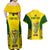 Custom Australia Cricket Couples Matching Off Shoulder Maxi Dress and Hawaiian Shirt World Cup Go Champions 2023 Indigenous - Wonder Print Shop