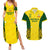 Custom Australia Cricket Couples Matching Summer Maxi Dress and Hawaiian Shirt World Cup Go Champions 2023 Indigenous - Wonder Print Shop