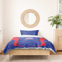 Japan Football Bedding Set 2026 Come On Samurai Blue - Wonder Print Shop