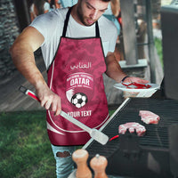 Custom Qatar Football Apron 2026 Come On The Maroons - Wonder Print Shop