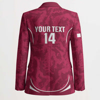 Custom Qatar Football Blazer 2026 Come On The Maroons - Wonder Print Shop