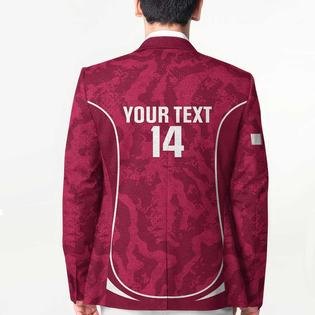 Custom Qatar Football Blazer 2026 Come On The Maroons - Wonder Print Shop