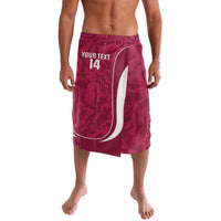 Custom Qatar Football Lavalava 2026 Come On The Maroons - Wonder Print Shop