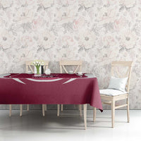 Custom Qatar Football Tablecloth 2026 Come On The Maroons - Wonder Print Shop