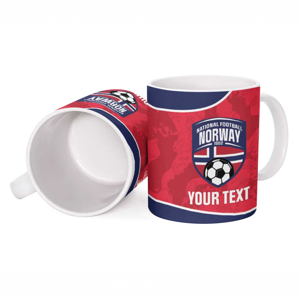 Custom Norway Football Ceramic Mug 2026 Come On Norge - Wonder Print Shop