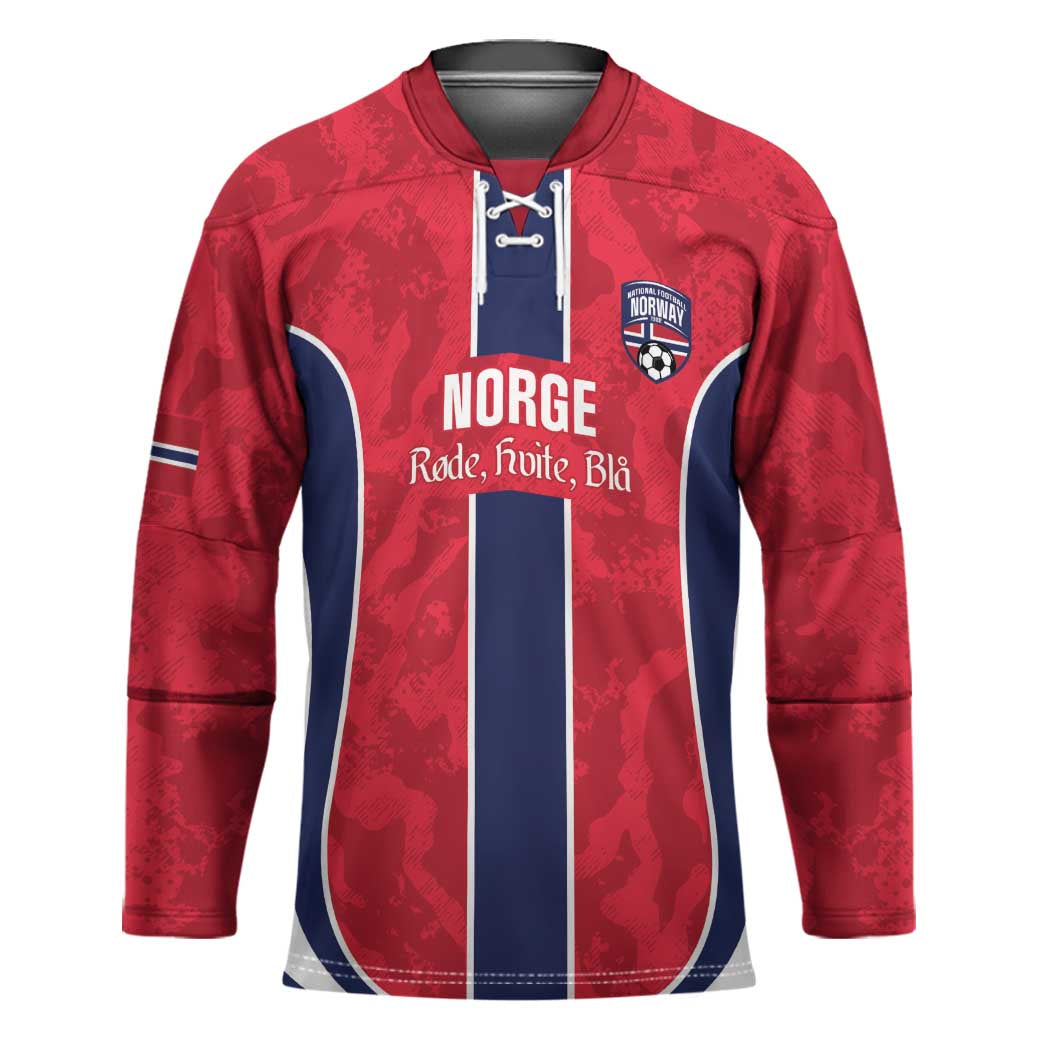 Custom Norway Football Hockey Jersey 2026 Come On Norge - Wonder Print Shop