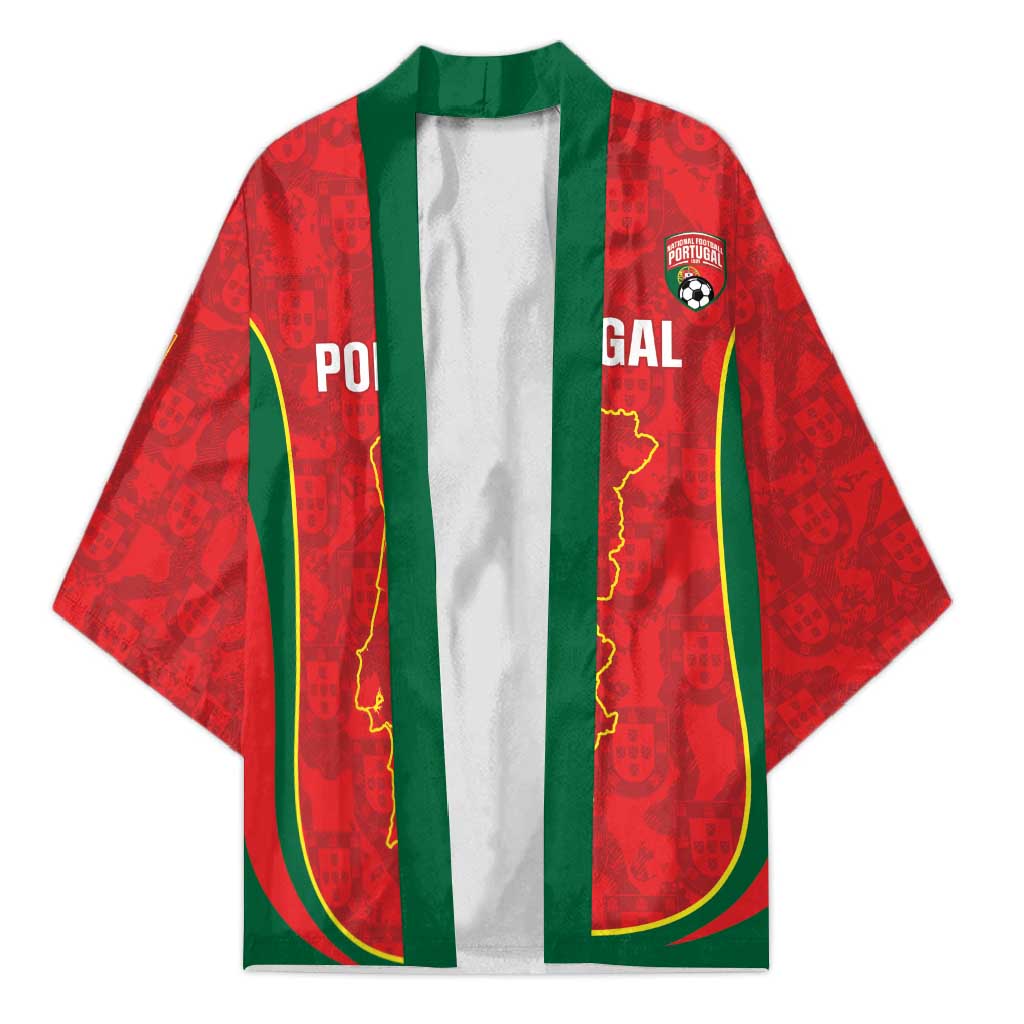 Custom Portugal Football Kimono 2026 Come On Selecao das Quinas - Red - Wonder Print Shop