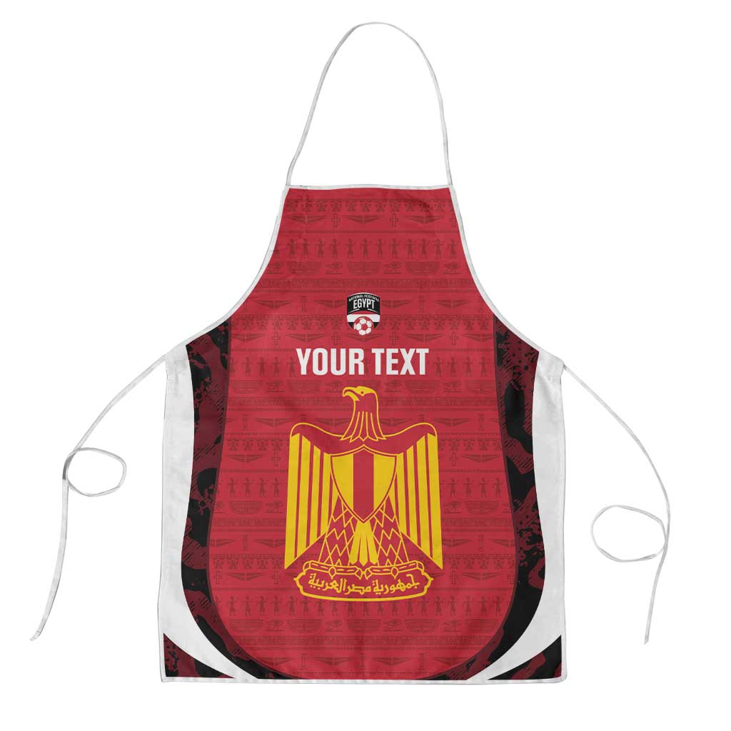 Custom Egypt Football Apron 2026 Go Pharaohs Ancient Egyptian Pattern - Wonder Print Shop