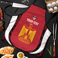 Custom Egypt Football Apron 2026 Go Pharaohs Ancient Egyptian Pattern - Wonder Print Shop