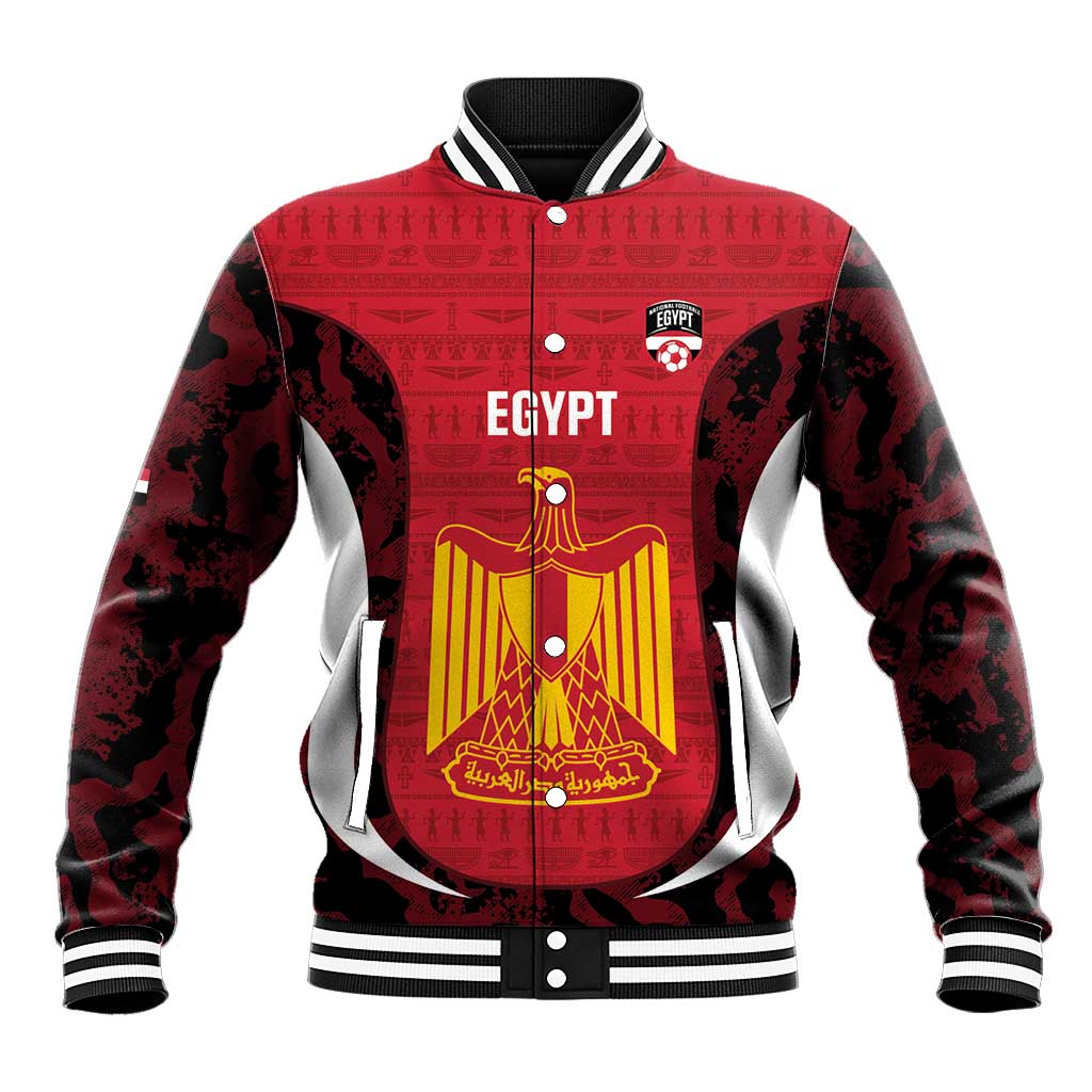 Custom Egypt Football Baseball Jacket 2026 Go Pharaohs Ancient Egyptian Pattern - Wonder Print Shop