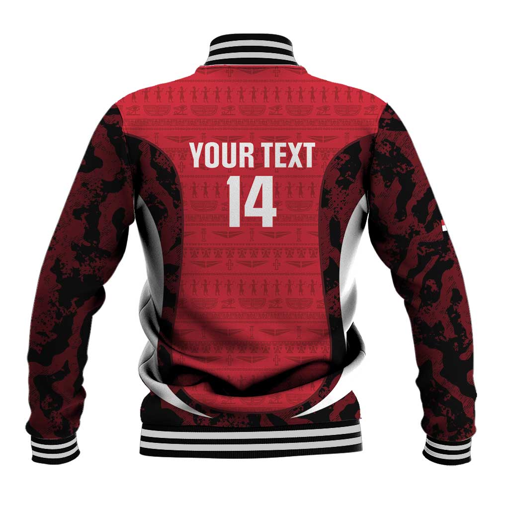 Custom Egypt Football Baseball Jacket 2026 Go Pharaohs Ancient Egyptian Pattern - Wonder Print Shop