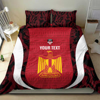 Custom Egypt Football Bedding Set 2026 Go Pharaohs Ancient Egyptian Pattern - Wonder Print Shop