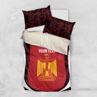 Custom Egypt Football Bedding Set 2026 Go Pharaohs Ancient Egyptian Pattern - Wonder Print Shop