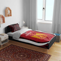 Custom Egypt Football Bedding Set 2026 Go Pharaohs Ancient Egyptian Pattern - Wonder Print Shop