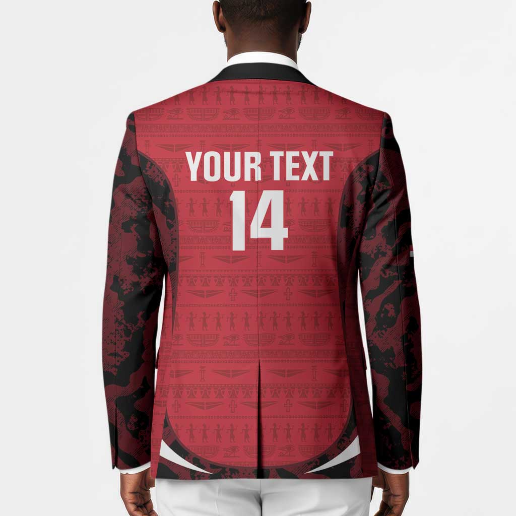Custom Egypt Football Blazer 2026 Go Pharaohs Ancient Egyptian Pattern - Wonder Print Shop
