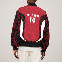 Custom Egypt Football Bomber Jacket 2026 Go Pharaohs Ancient Egyptian Pattern - Wonder Print Shop