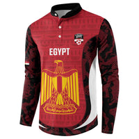 Custom Egypt Football Button Sweatshirt 2026 Go Pharaohs Ancient Egyptian Pattern