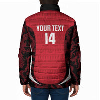 Custom Egypt Football Padded Jacket 2026 Go Pharaohs Ancient Egyptian Pattern - Wonder Print Shop