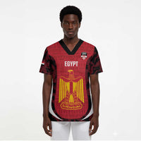 Custom Egypt Football Scrub Top 2026 Go Pharaohs Ancient Egyptian Pattern - Wonder Print Shop