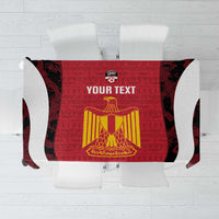 Custom Egypt Football Tablecloth 2026 Go Pharaohs Ancient Egyptian Pattern - Wonder Print Shop