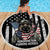 USA National K9 Veterans Day Beach Blanket Honoring Our Furring Heroes