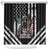 USA National K9 Veterans Day Shower Curtain Honoring Our Furring Heroes