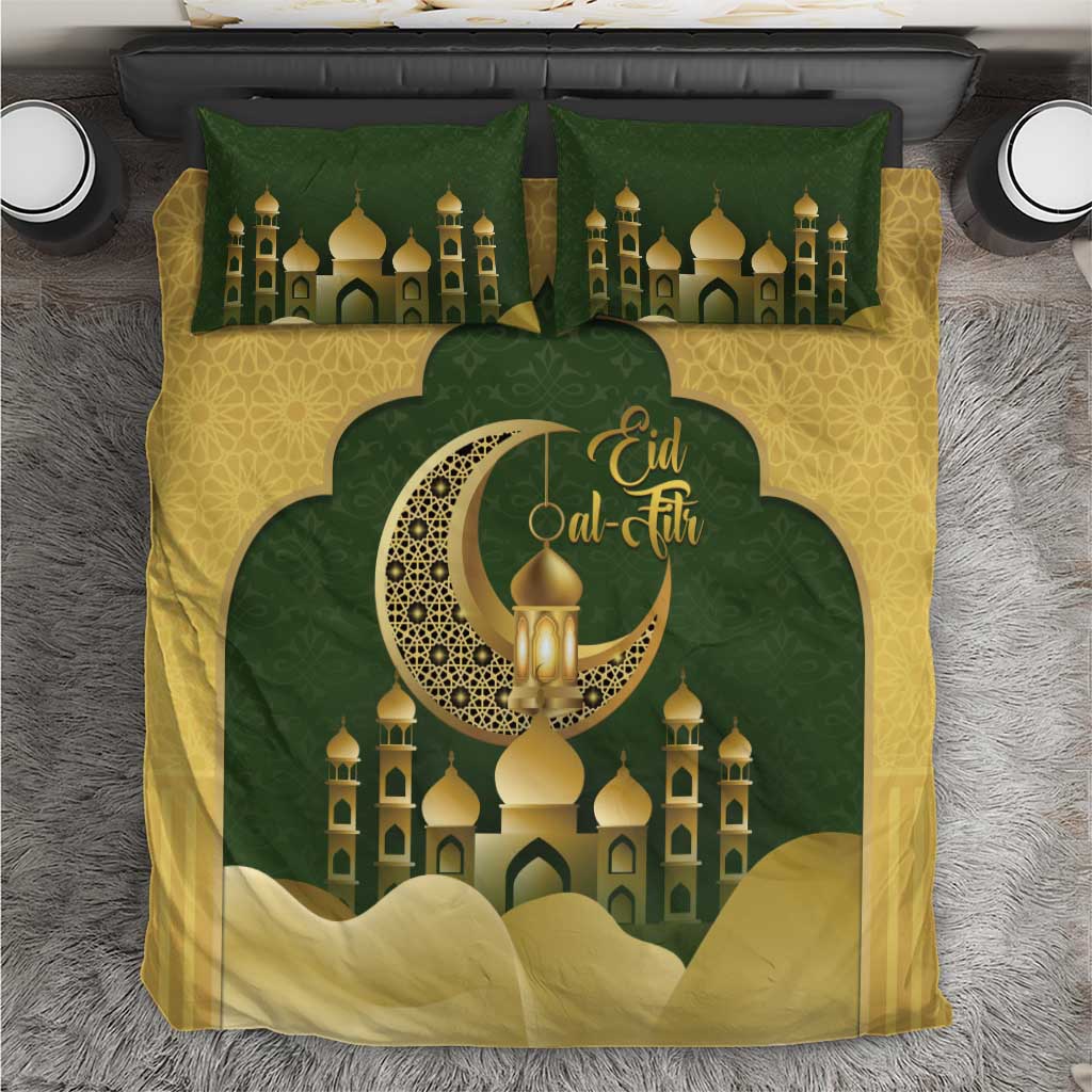 Eid al-Fitr Bedding Set Khair Mubarak Islamic Pattern