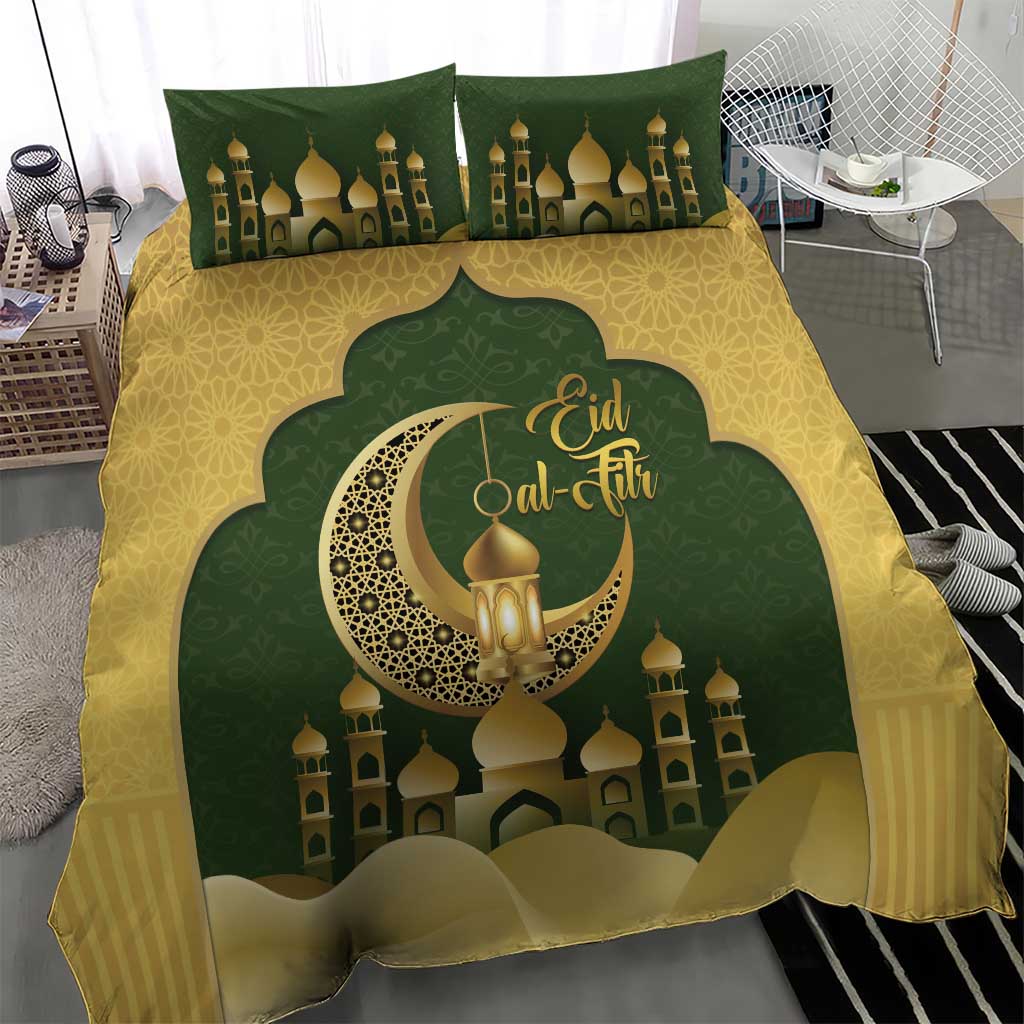 Eid al-Fitr Bedding Set Khair Mubarak Islamic Pattern
