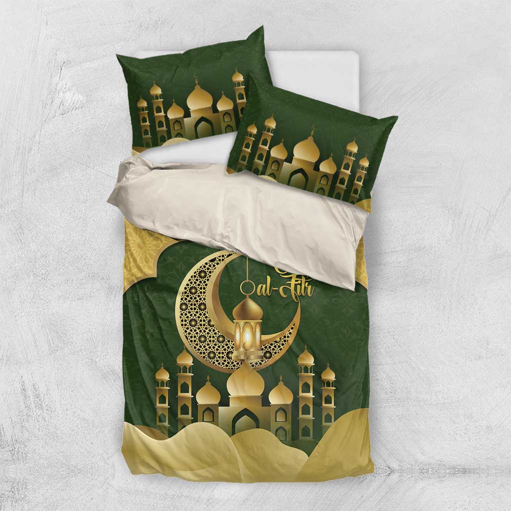 Eid al-Fitr Bedding Set Khair Mubarak Islamic Pattern
