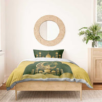 Eid al-Fitr Bedding Set Khair Mubarak Islamic Pattern