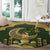 Eid al-Fitr Round Carpet Khair Mubarak Islamic Pattern