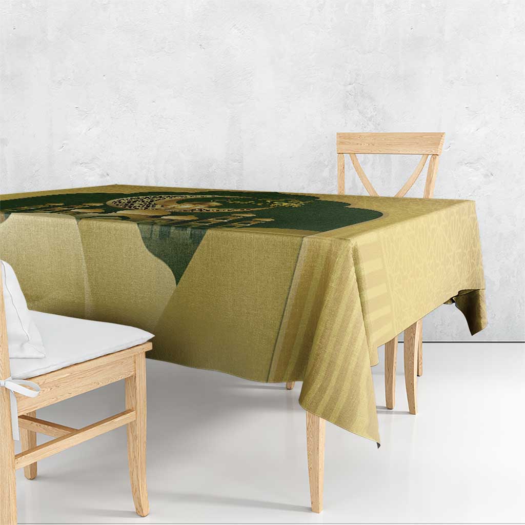 Eid al-Fitr Tablecloth Khair Mubarak Islamic Pattern