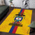 Custom Colombia Football Area Rug Vamos Los Cafeteros