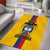 Custom Colombia Football Area Rug Vamos Los Cafeteros