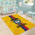 Custom Colombia Football Area Rug Vamos Los Cafeteros