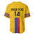 Custom Colombia Football Baseball Jersey Vamos Los Cafeteros