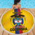 Custom Colombia Football Beach Blanket Vamos Los Cafeteros