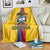 Custom Colombia Football Blanket Vamos Los Cafeteros