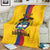 Custom Colombia Football Blanket Vamos Los Cafeteros