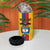 Custom Colombia Football 4 in 1 Can Cooler Tumbler Vamos Los Cafeteros