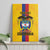 Custom Colombia Football Canvas Wall Art Vamos Los Cafeteros