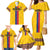 Custom Colombia Football Family Matching Mermaid Dress and Hawaiian Shirt Vamos Los Cafeteros