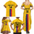 Custom Colombia Football Family Matching Summer Maxi Dress and Hawaiian Shirt Vamos Los Cafeteros