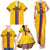 Custom Colombia Football Family Matching Tank Maxi Dress and Hawaiian Shirt Vamos Los Cafeteros