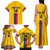 Custom Colombia Football Family Matching Tank Maxi Dress and Hawaiian Shirt Vamos Los Cafeteros