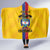 Custom Colombia Football Hooded Blanket Vamos Los Cafeteros